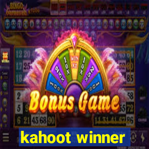 kahoot winner